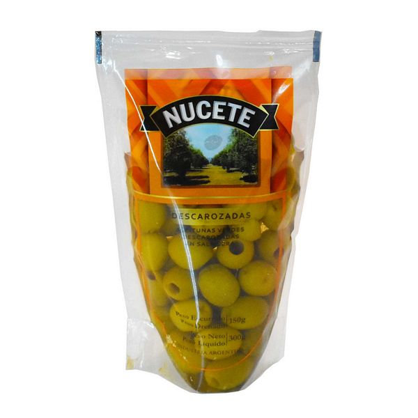 AZEITONAS VERDES S/C NUCETE 150GRS