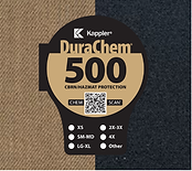 KAPPLER DURACHEM 500 CHEMICAL PROTECTIVE SUIT HAZMAT LAW ENFORCEMENT NFPA CERTIFIED CHEM SCAN QR CODE