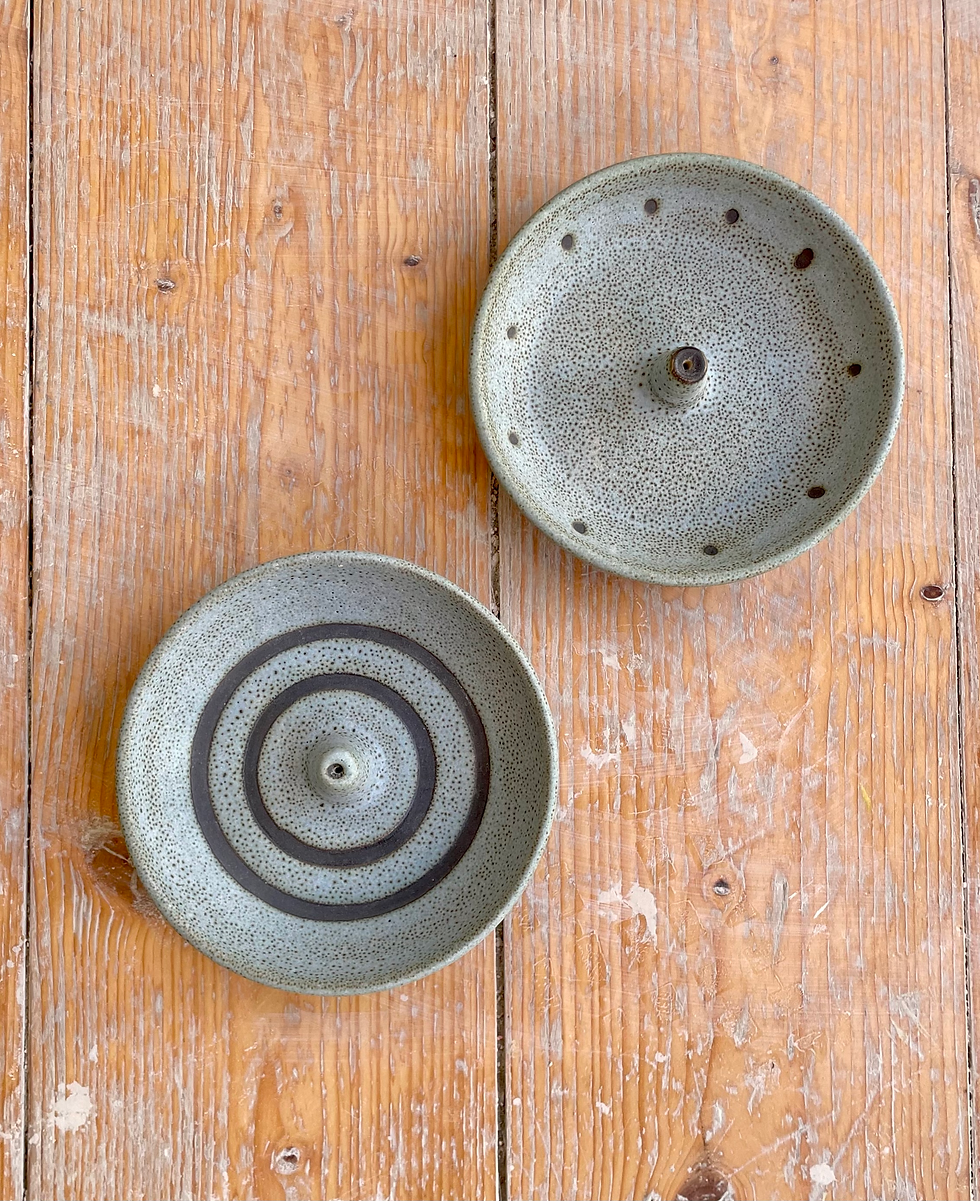 Thumbnail: Incense Holders Speckled Blue