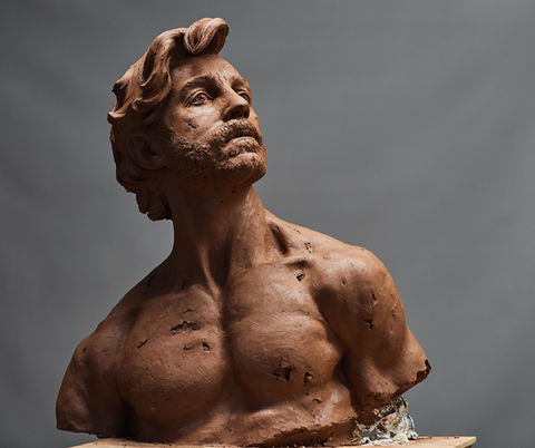 Bust of Steven McRae, a Principal of The Royal Ballet.