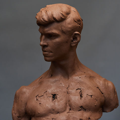 Bust of Harris Bell, a First Artist of The Royal Ballet