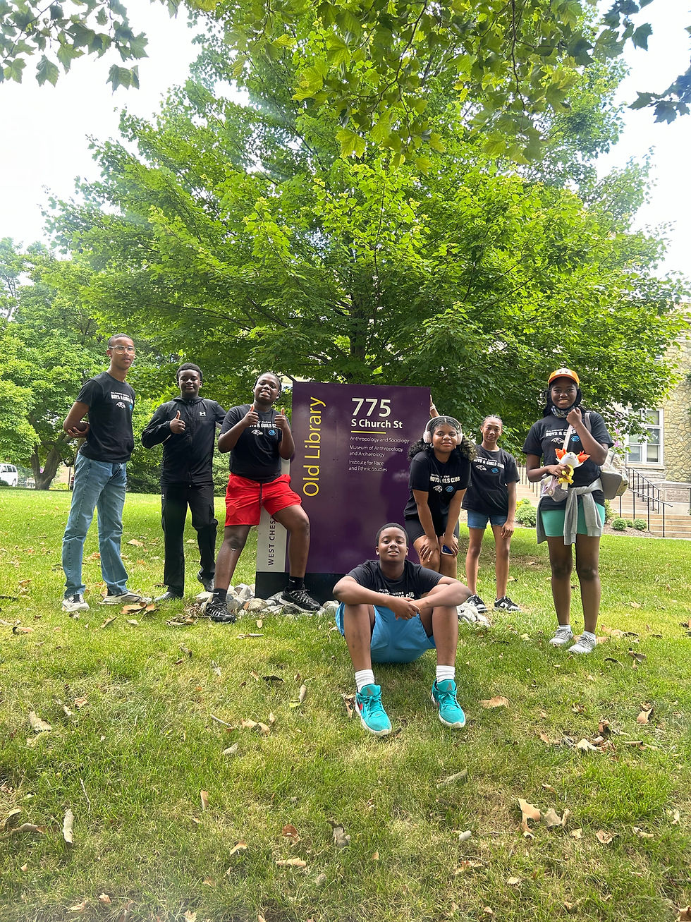 This summer, teens from Clubs across Baltimore and the Eastern Shore stepped onto college campuses including Morgan State University, West Chester University, University of Maryland, Bowie State University, and the University of Maryland Eastern Shore. For many, these visits marked their first time experiencing college life firsthand.
