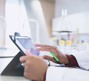 Laboratuvar ortamında tablet