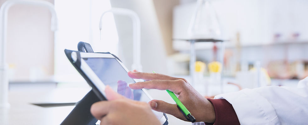 Tablet In Science Lab