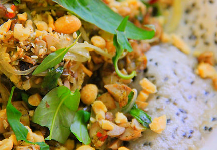 Bánh đa nấm thuần chay