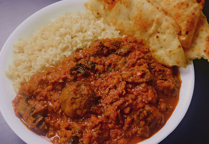 Mushroom tikka masala