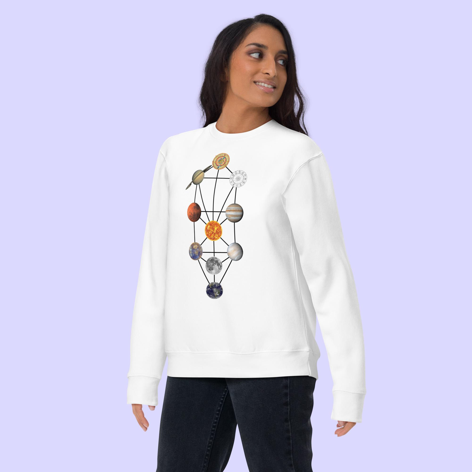 Theirs Kabbalah Planets Sweatshirt