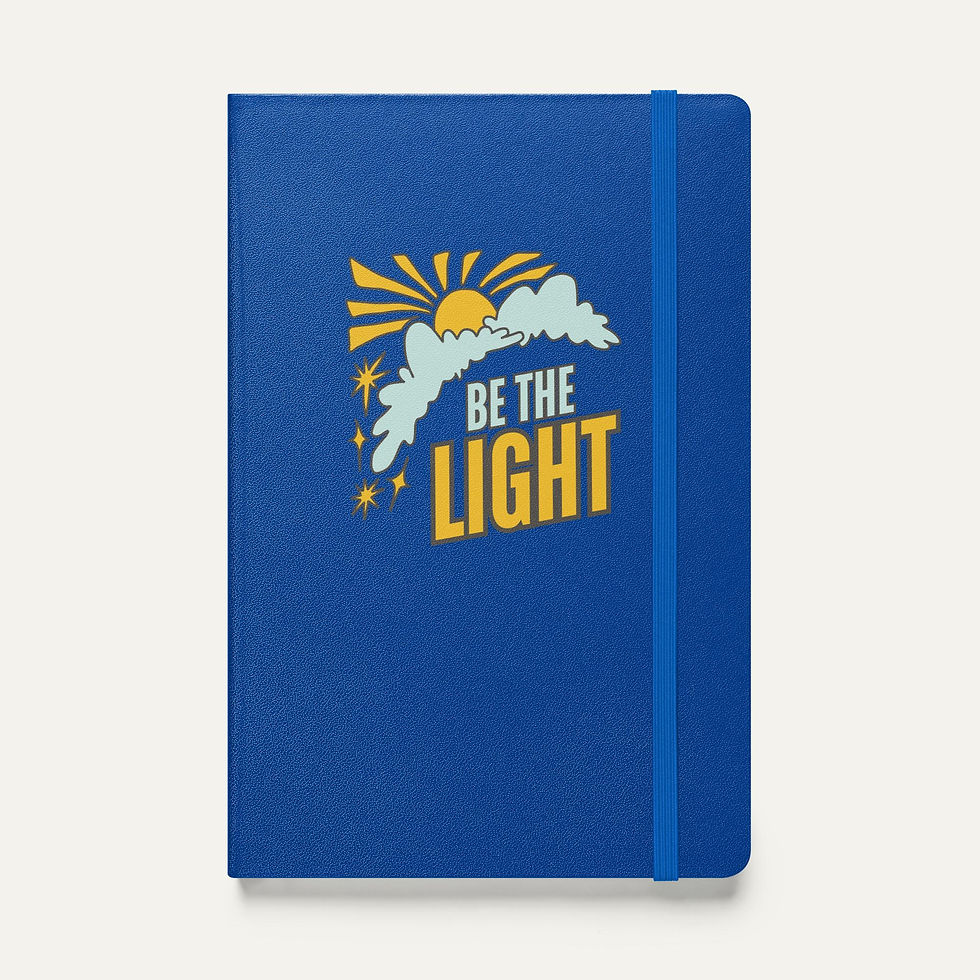 Thumbnail: Be the Light Hardcover bound notebook