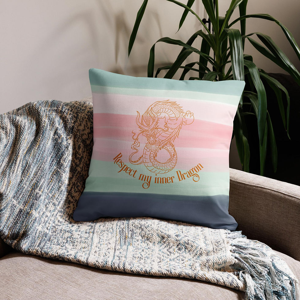 Thumbnail: Respect my inner Dragon Premium Pillow