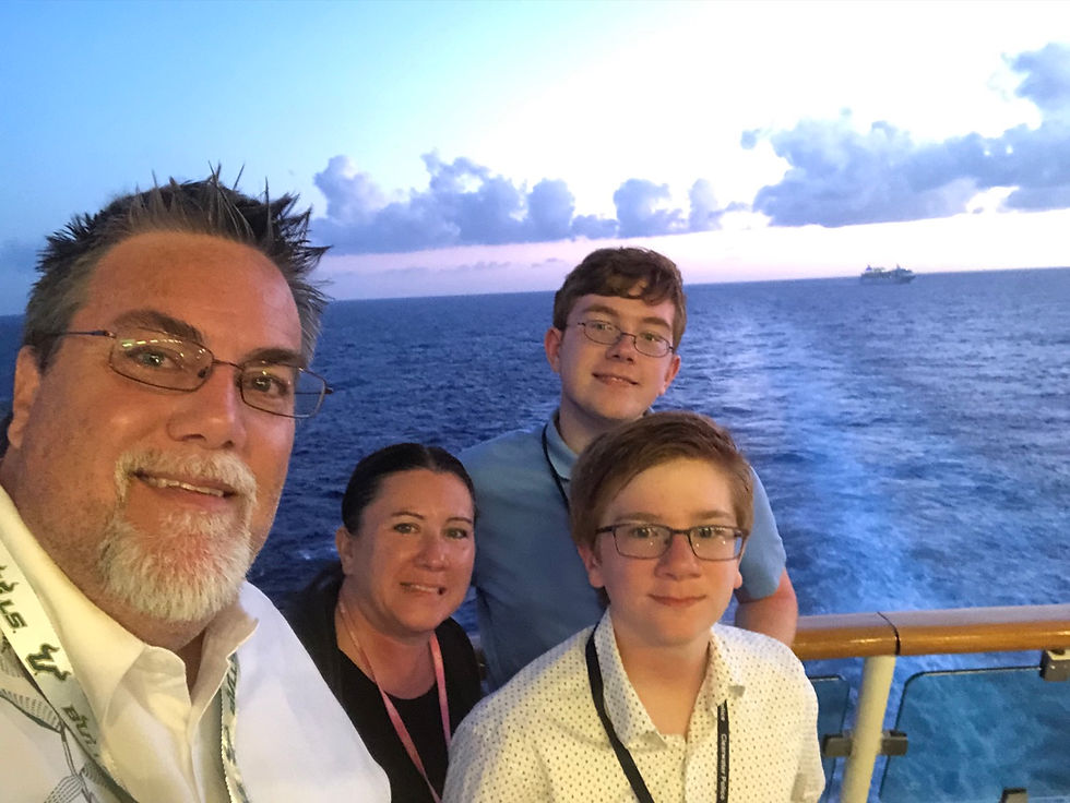 David Brodosi and his family