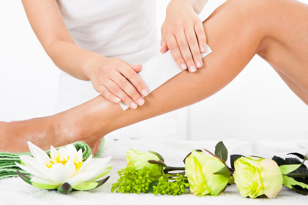 Smooth skin after a waxing treatment at Celestine Skin