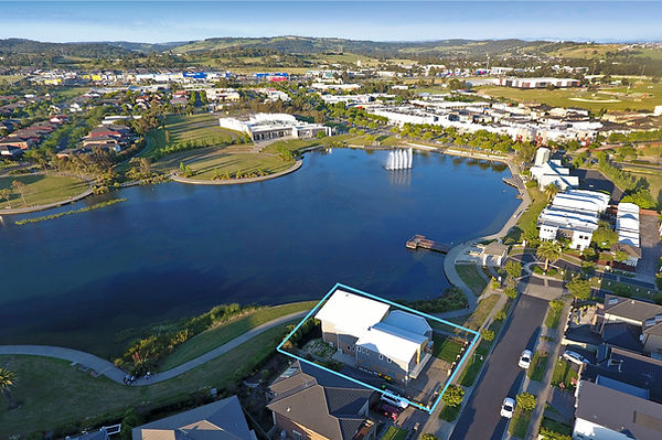 lake view propert drone images