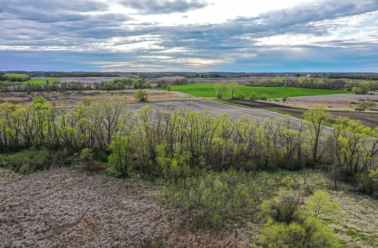 drone photography of acreage