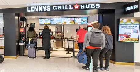 Lenny's Grill & Subs Storefront - Airport