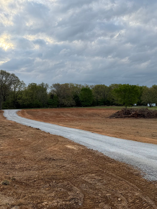 Graded building pad for monolithic slab construction in Conway AR — Hyslip Excavation