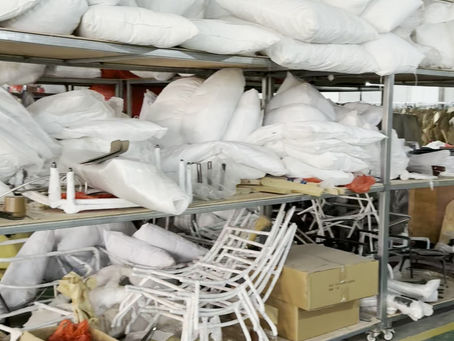 Furniture Materials Storage Area Ready for Dispatch