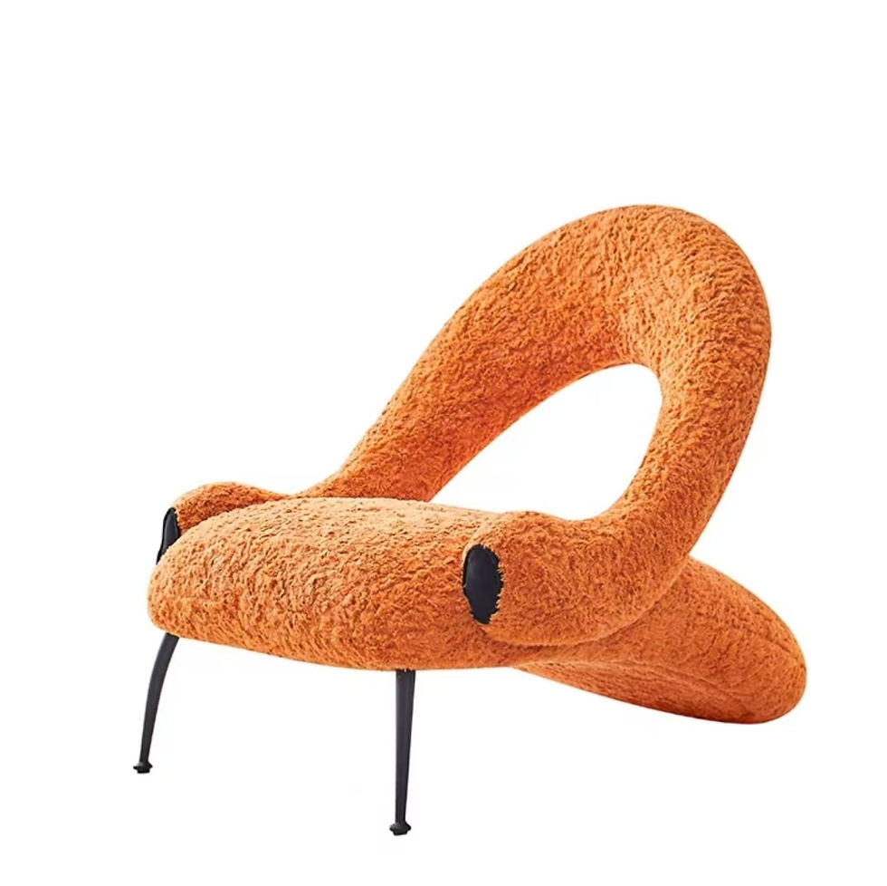 Thumbnail: Curved Back Bent Style Reception Single Chair