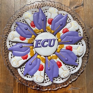 Cap and Diploma Platter