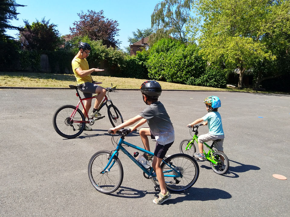 Family cycle training London