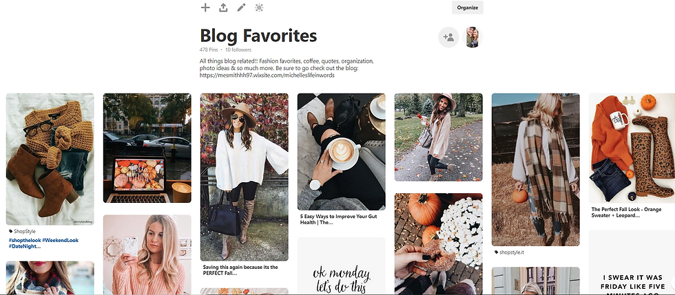 Fall Pinterest Favorites