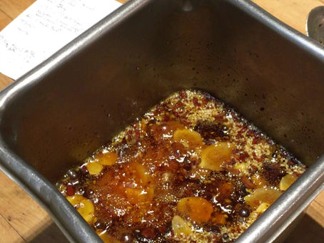 Spinach Pizza and Ma Po Tofu