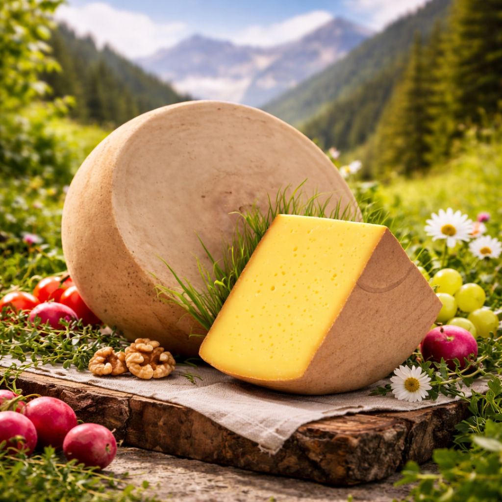 Steinbeißer würziger Schnittkäse mit Steinsalz 45% F. i. Tr. 250g (€34/kg)