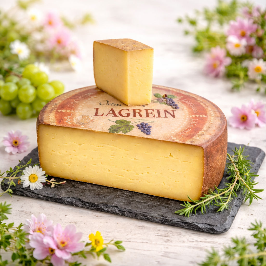 Lagrein – Tiroler Schnittkäse veredelt mit Rotwein 250g (€35/kg)