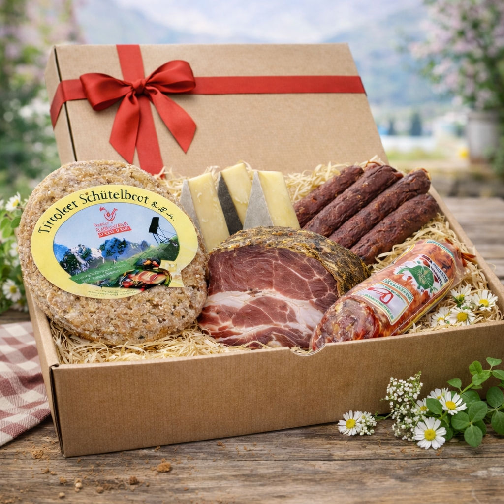Der Tiroler Geschenkbox - Premium Genuss Eine exklusive Auswahl feinster Tiroler