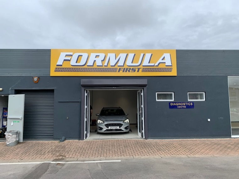 Formula first garage front