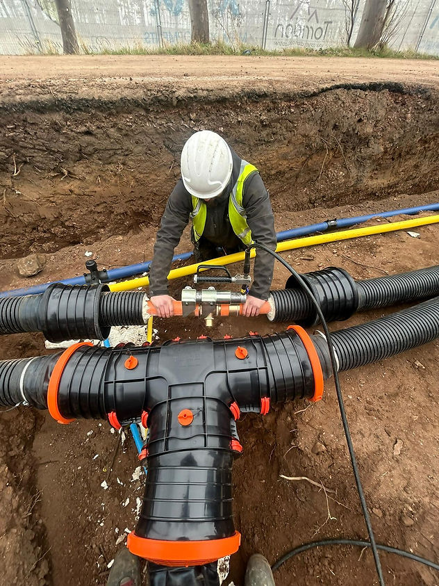 district pumps underground work