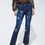 Thumbnail: Flared Jeans With Shiny Stars Detail in Blue