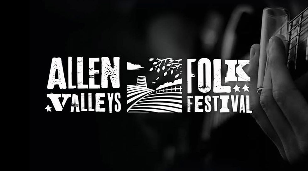 Open mic at the Allen Valleys Folk Festival …
