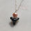 Thumbnail: Sterling silver chain necklace with freshwater pearls and shark tooth pendant