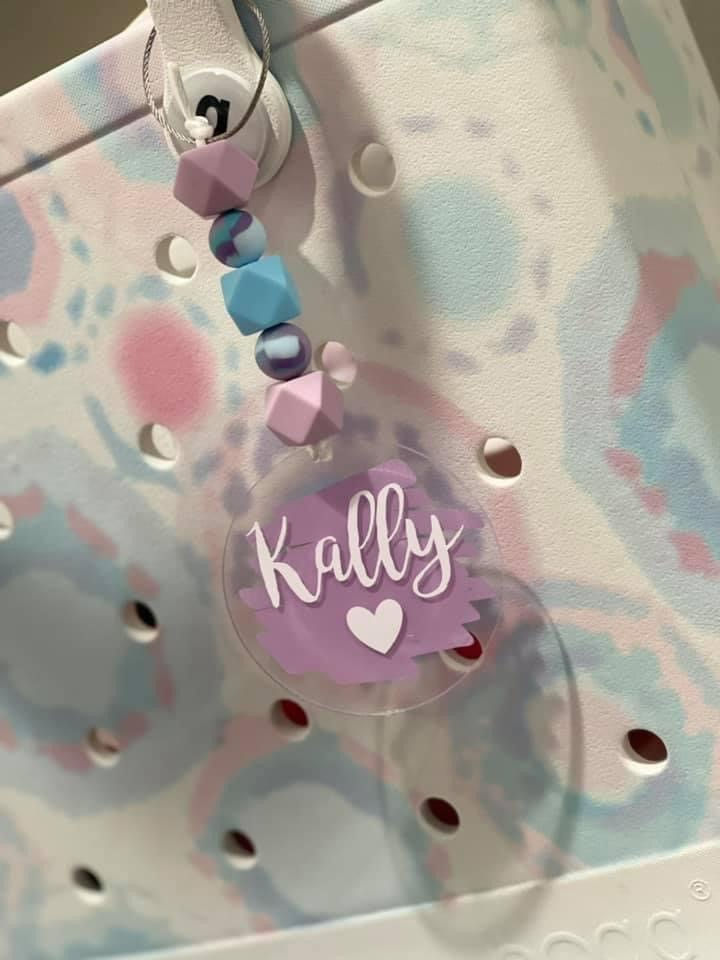 Thumbnail: Acrylic Tag with Beads