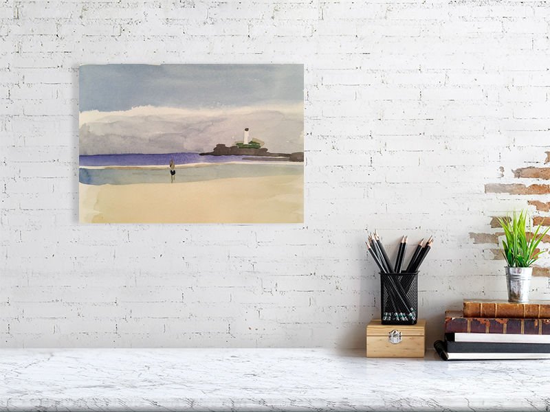 Gwithian, watercolour sketch