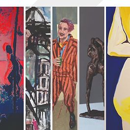 Front cover of art exhibition catalogue for a show in London, UK