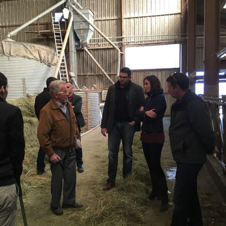 Avec nos agriculteurs à Chanay