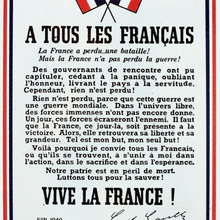 Commémoration du 18 juin