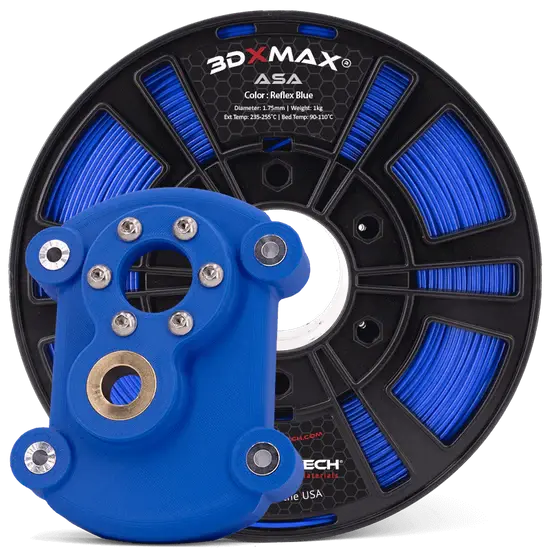 Miniatura: Filamento 3DXMAX® ASA azul reflex fosco resistente a UV
