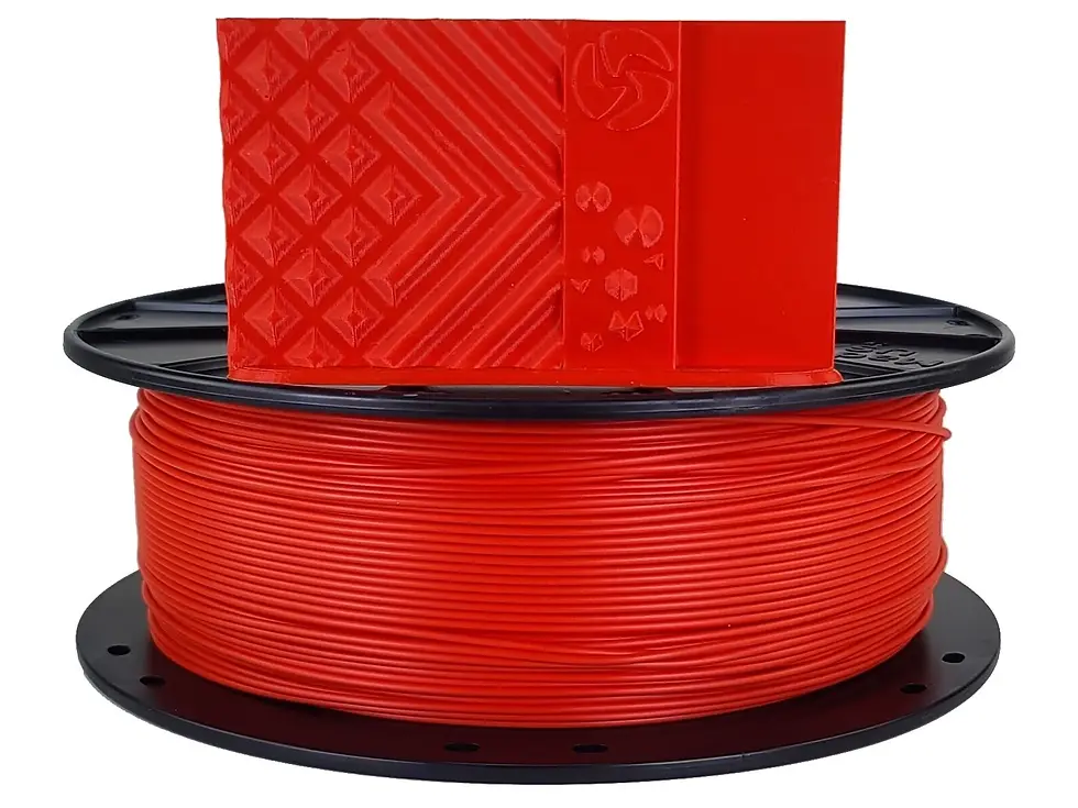 Miniatura: Bobina de Filamento 3D-Fuel Tough Pro PLA -Nexa3D na cor Vermelho Bombeiro