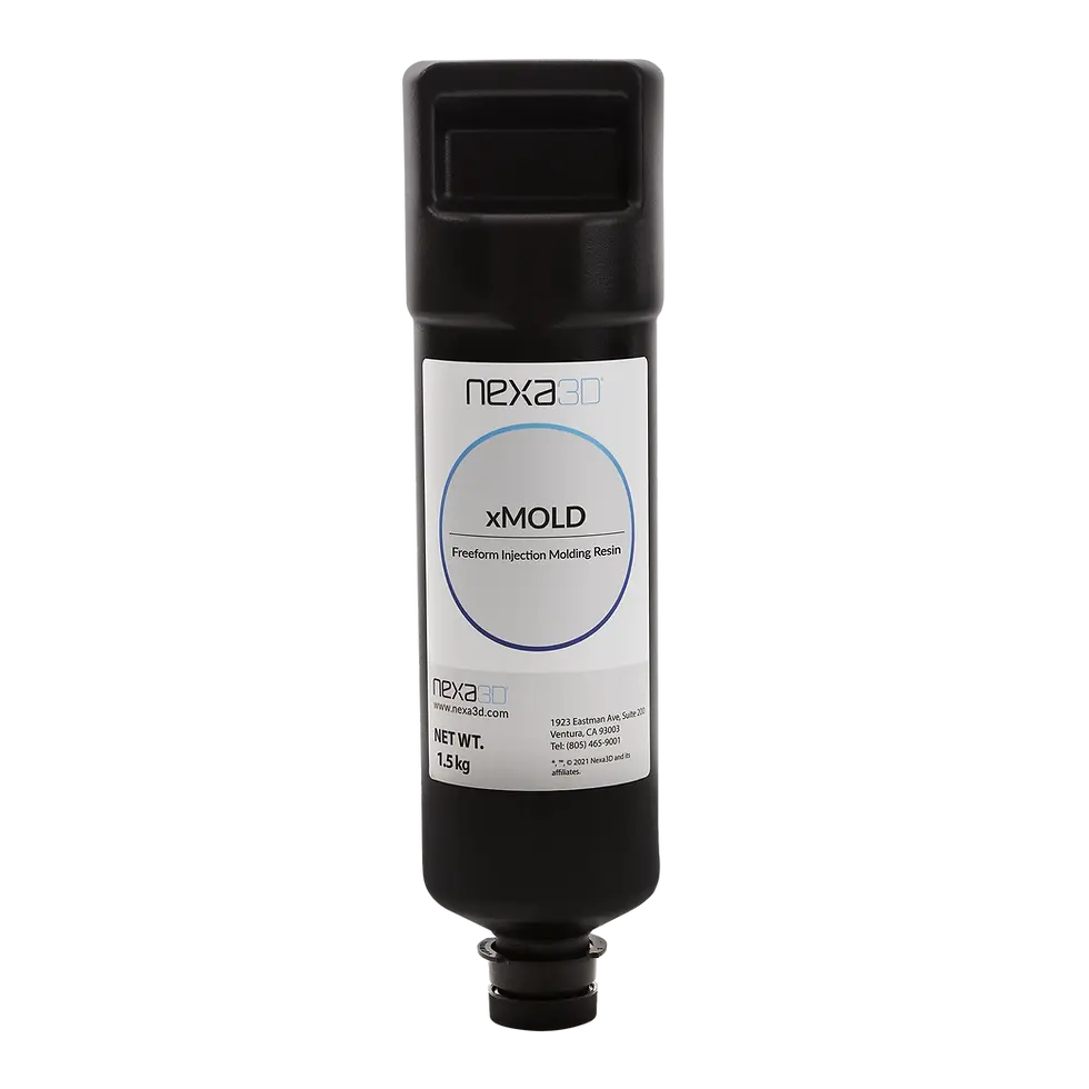 Miniatura: Tubo da Resina Nexa 3D xMOLD, utilizado para ferramentas de moldagem por injeção dissolvíveis.