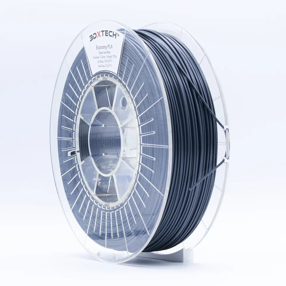 Miniatura: Filamento PLA Economy 3DXTECH cinza ferro
