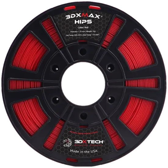 Miniatura: Filamento 3DXMAX® HIPS vermelho