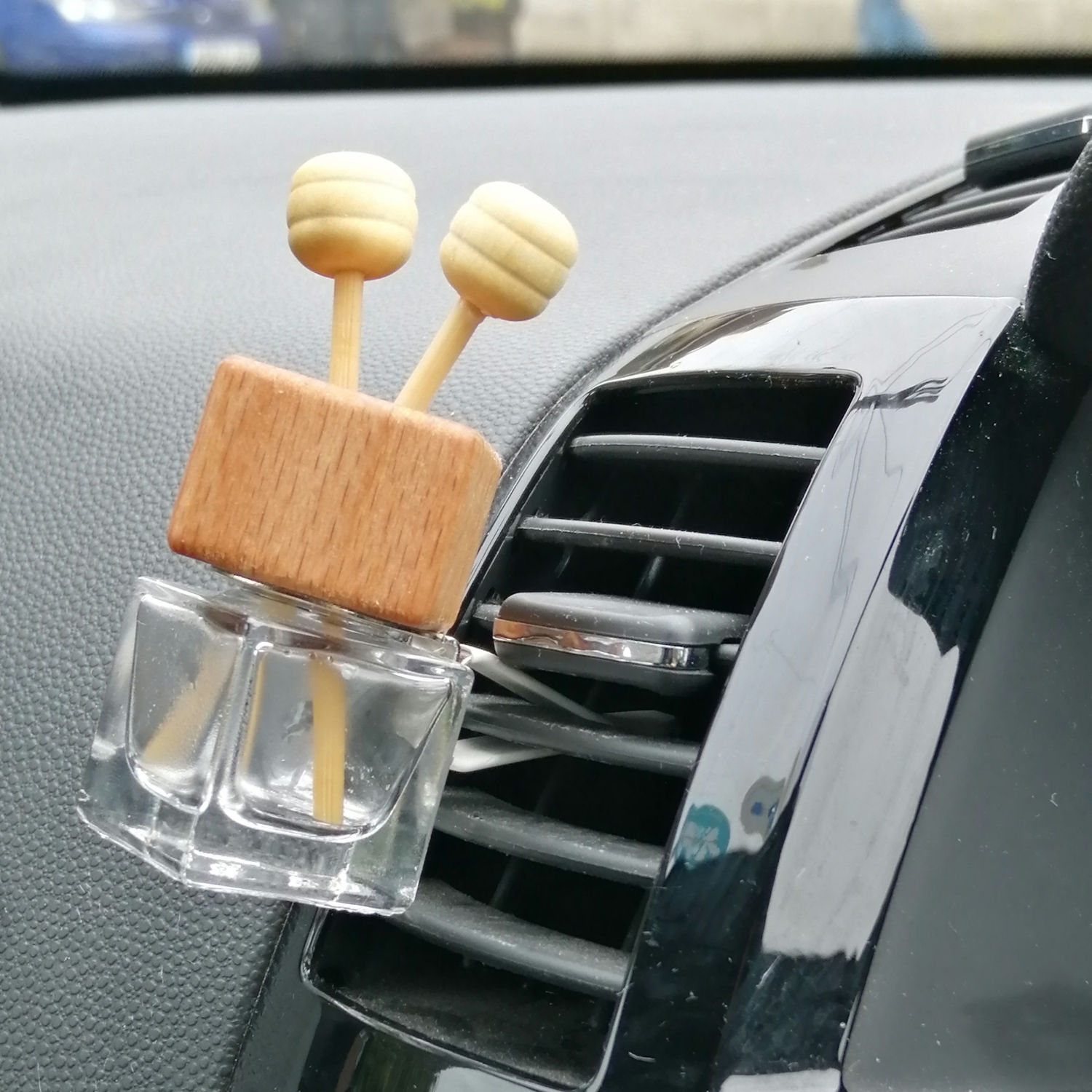 Wooden Car Diffuser with Organic Essential Oils