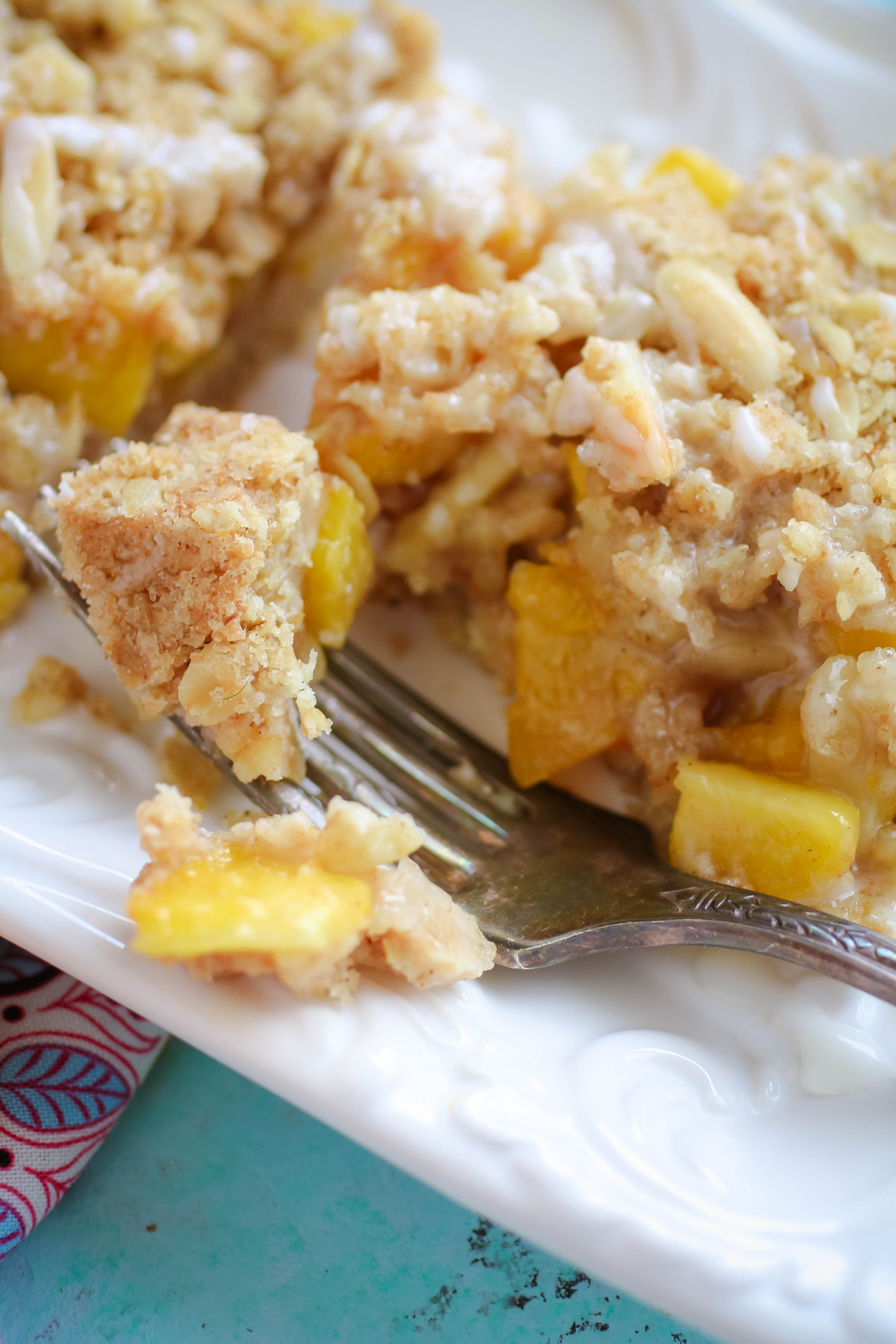Peach-bourbon bar
