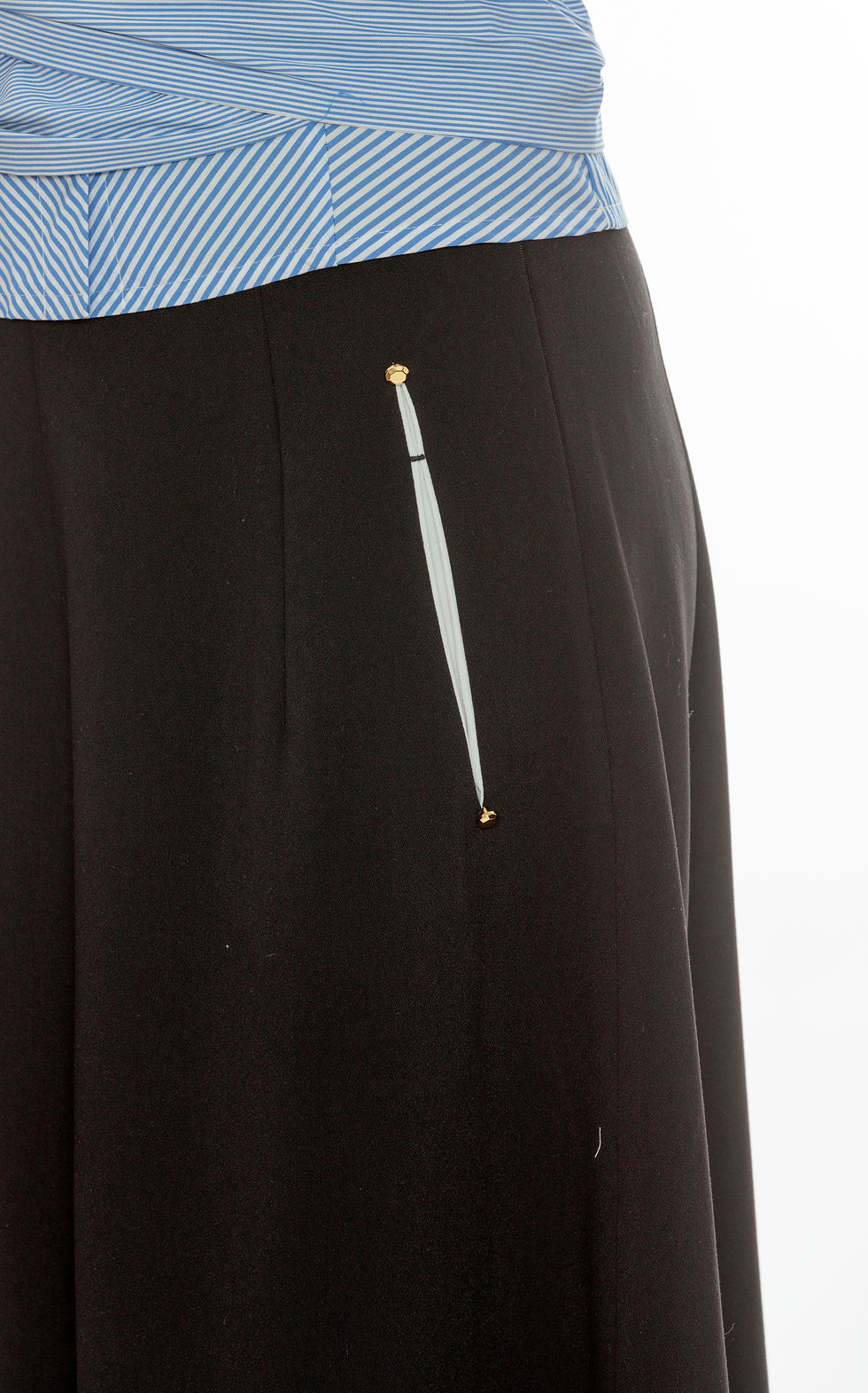 Thumbnail: WIDE LEGGED CROPPED PANTS