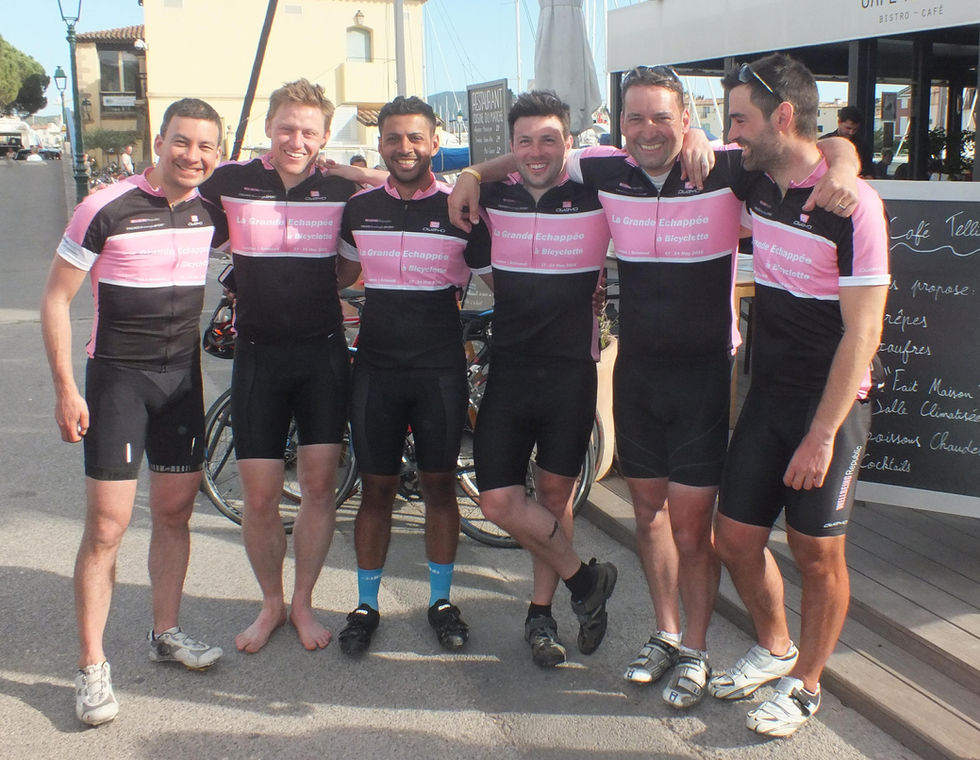 THE UPS AND DOWNS OF AN EIGHT DAY CYCLING CHALLENGE
