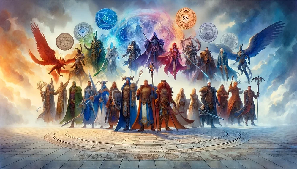 Assembly of paladins with diverse elemental auras