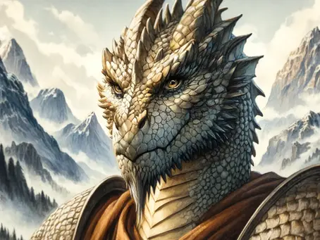 Dragonborn DND character race: New background origins