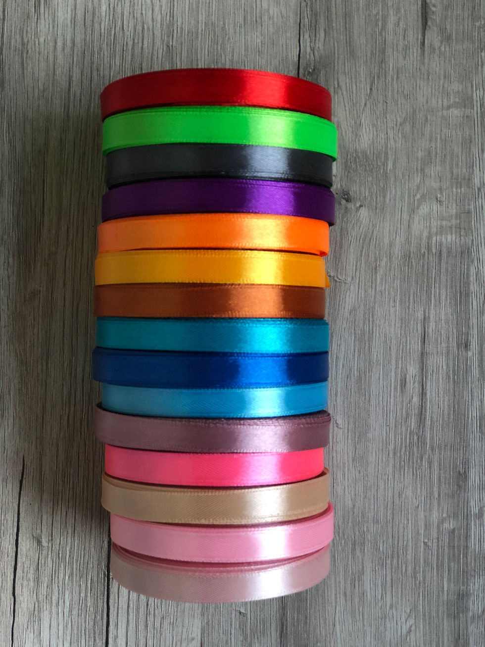 Miniaturbild: Doppelseite Satin Polyester Band 10